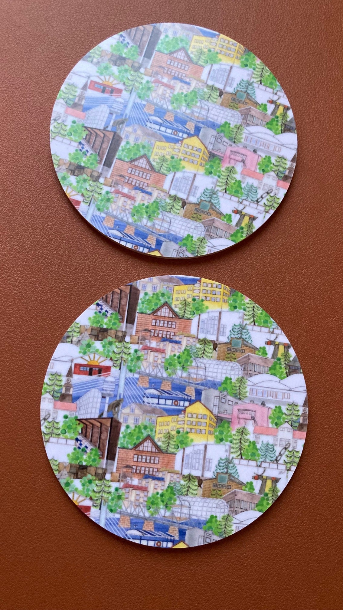 Rovaniemi-lasinalunen, värikäs