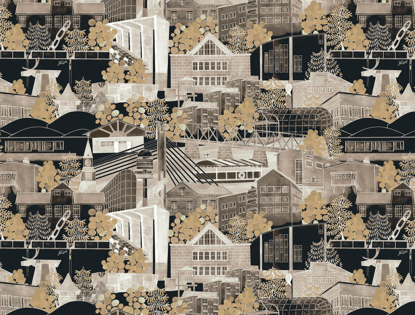 Rovaniemi-kangas, beige, Karoliina Erkinjuntti