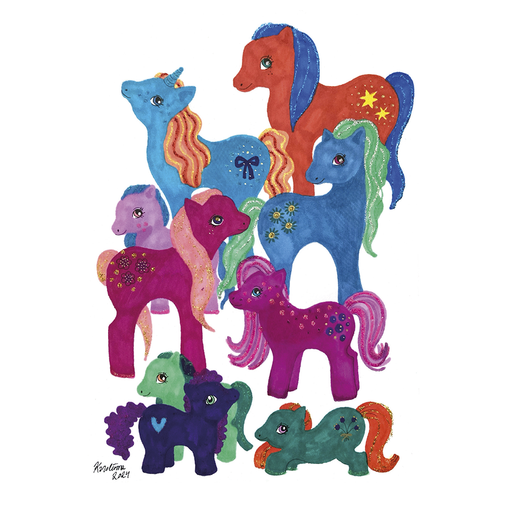 Colorful family -kortti A6 - Karoliina Erkinjuntti