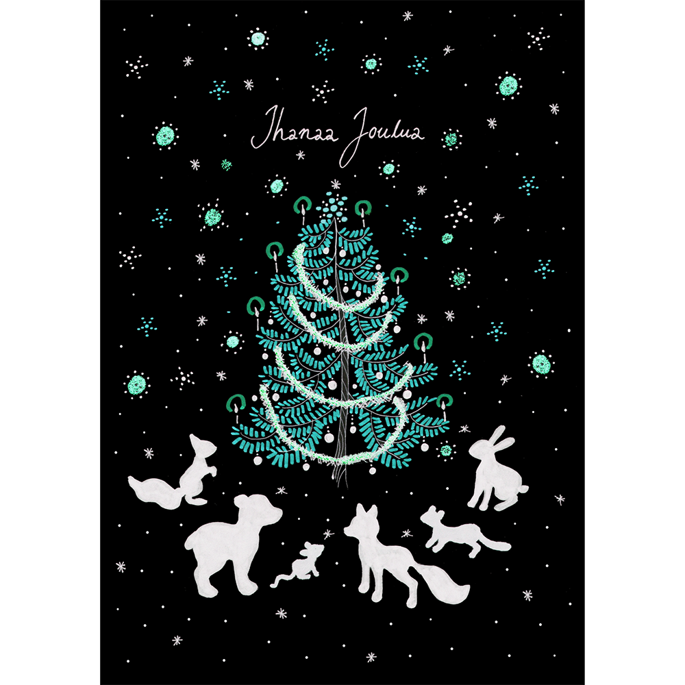 ENNAKKOMYYNTI - Vuoden 2025 joulukortit 6 kpl