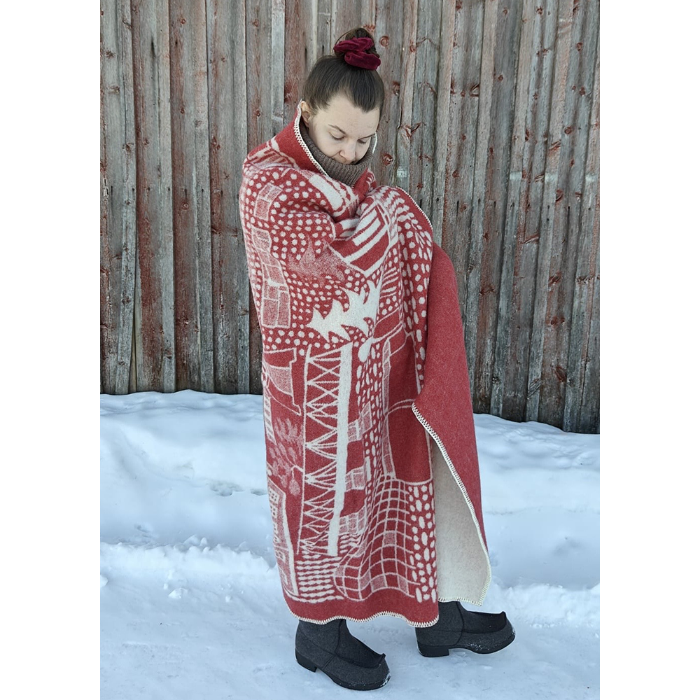 Rovaniemi -villahuopa punainen - Karoliina Erkinjuntti