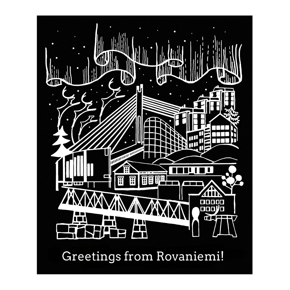 Sieniliina Greetings from Rovaniemi - Karoliina Erkinjuntti