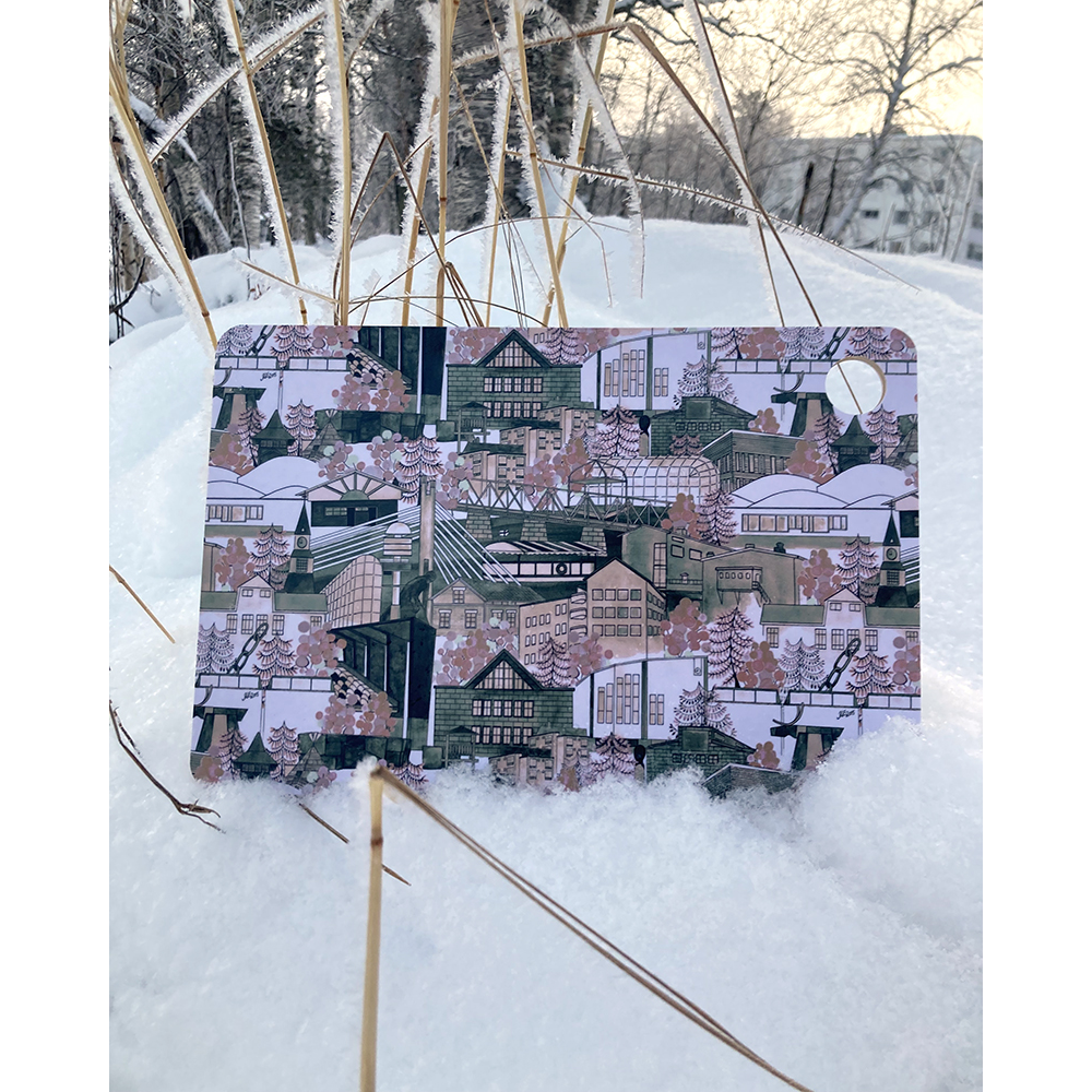 Rovaniemi -leikkuulauta 20x30 cm