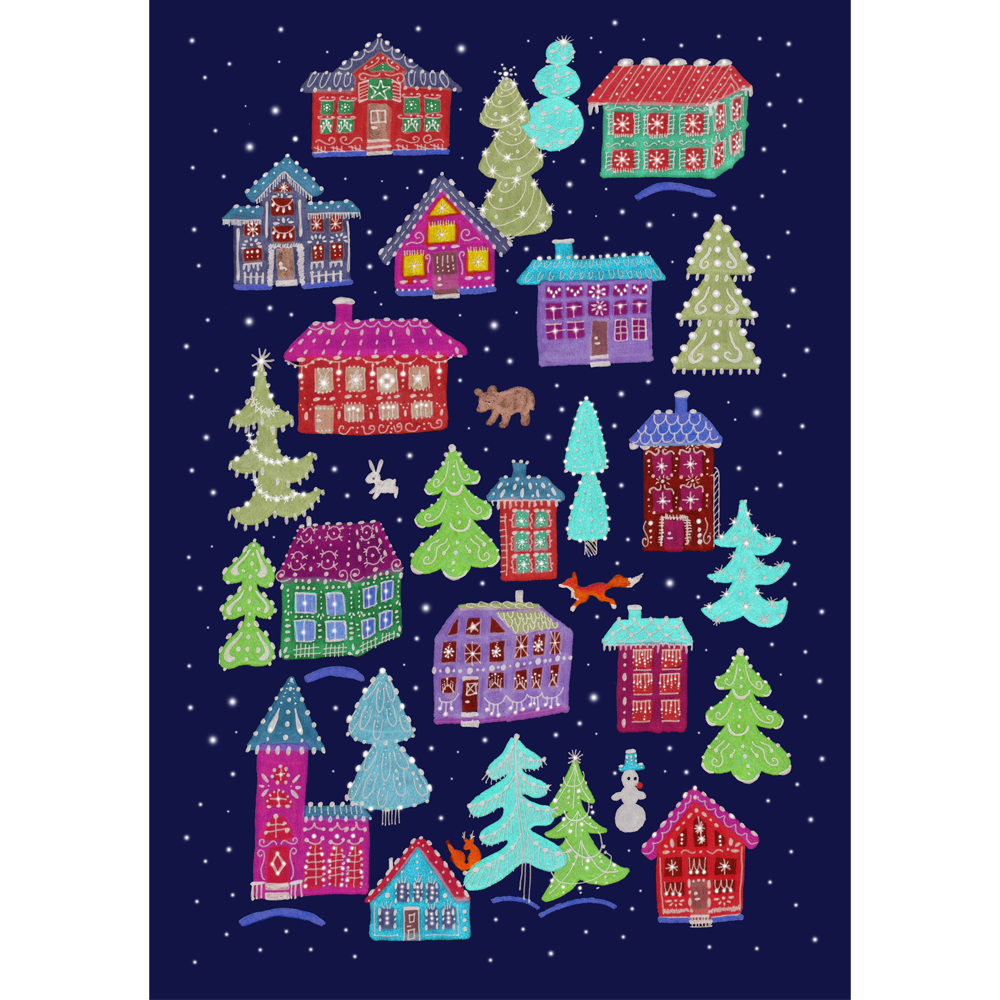 ENNAKKOMYYNTI - Vuoden 2025 joulukortit 6 kpl